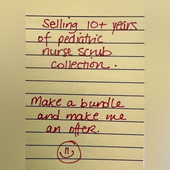 Vintage Sesame Street Red Elmo Scrub Top MEDIUM - Picture 10 of 11